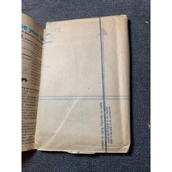 Simplicity 9266 Vintage 1970s Sewing Pattern Blouse Skirt Pants Vest Size 12 unc - Picture 3 of 5